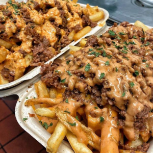 Beef Cheeseburger Fries