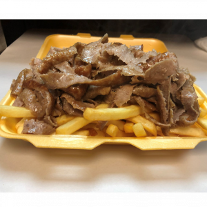 Meat on Chips Lamb